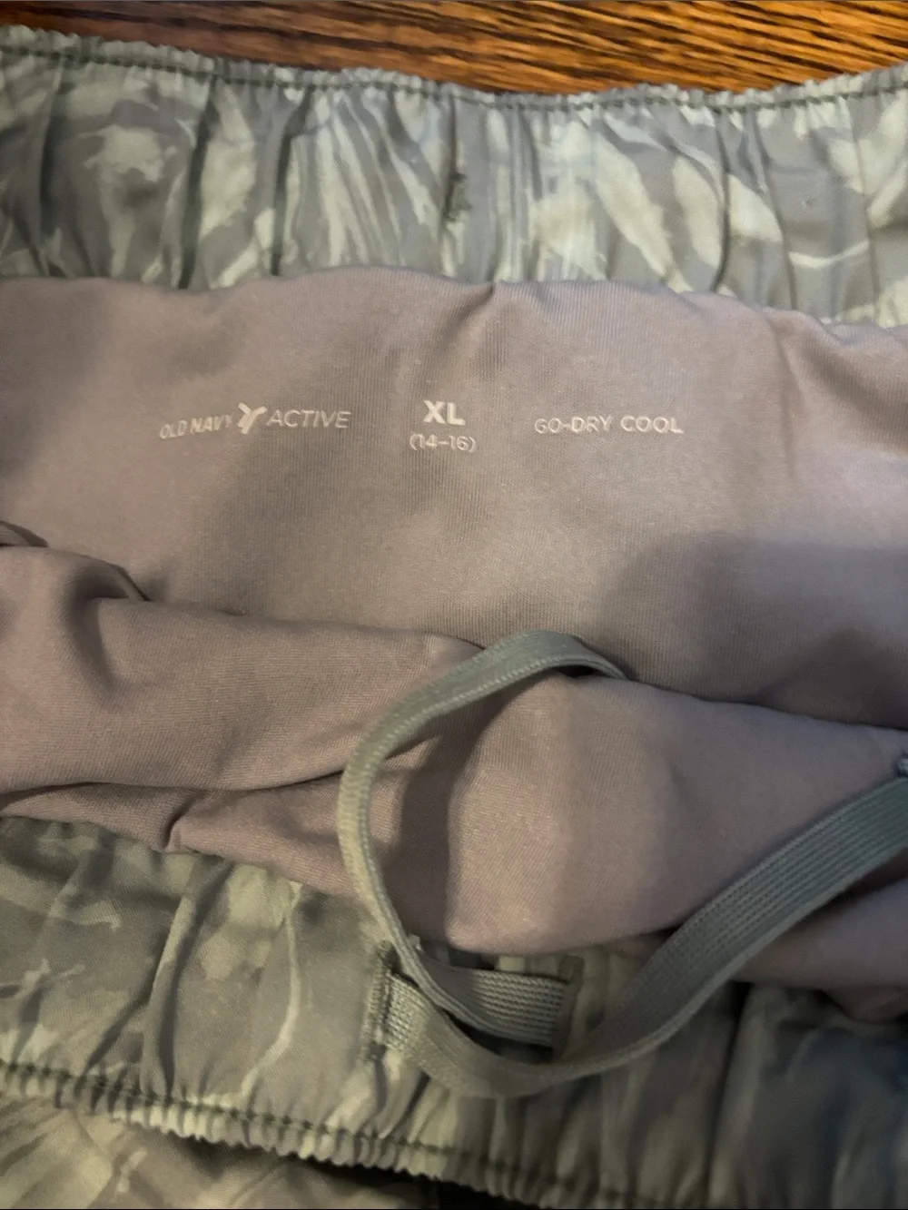 Old Navy Girls 14-16 Athletic Shorts — Pink, Black & Light Gray Marble Set